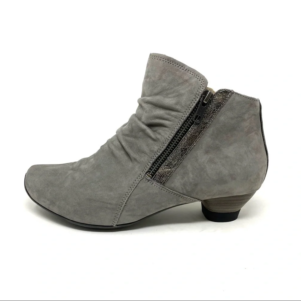 Think! Aida 81268-C17 calf nubuk/effect quartz/kombi ankle boots